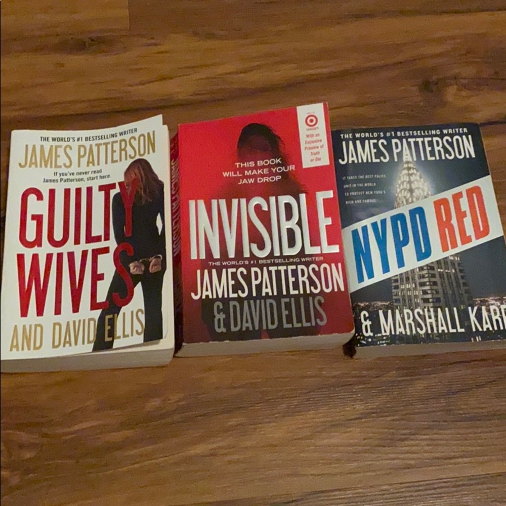 Lot of 3 books James Patterson
